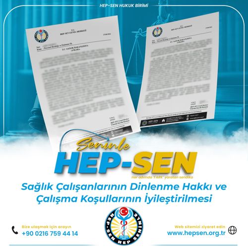 Sağlık Çalışanlarının Dinlenme Hakkı ve Çalışma Koşullarının İyileştirilmesi